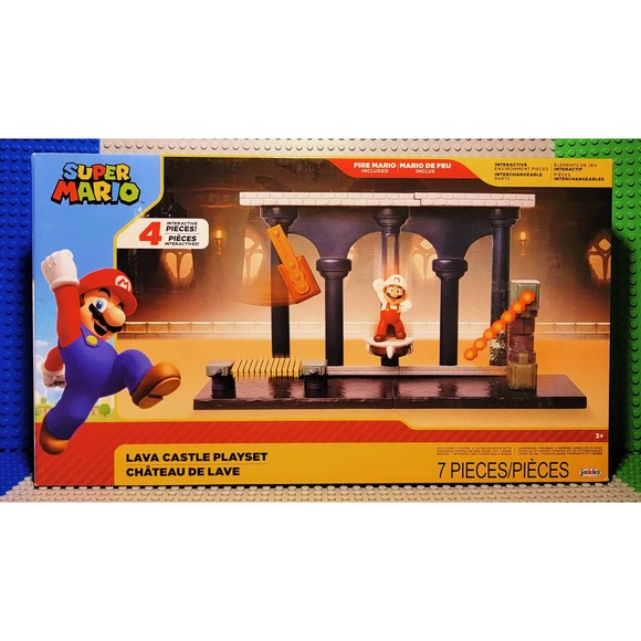 Nintendo Toys Super Mario Nintendo Lava Castle Deluxe Play Set 25